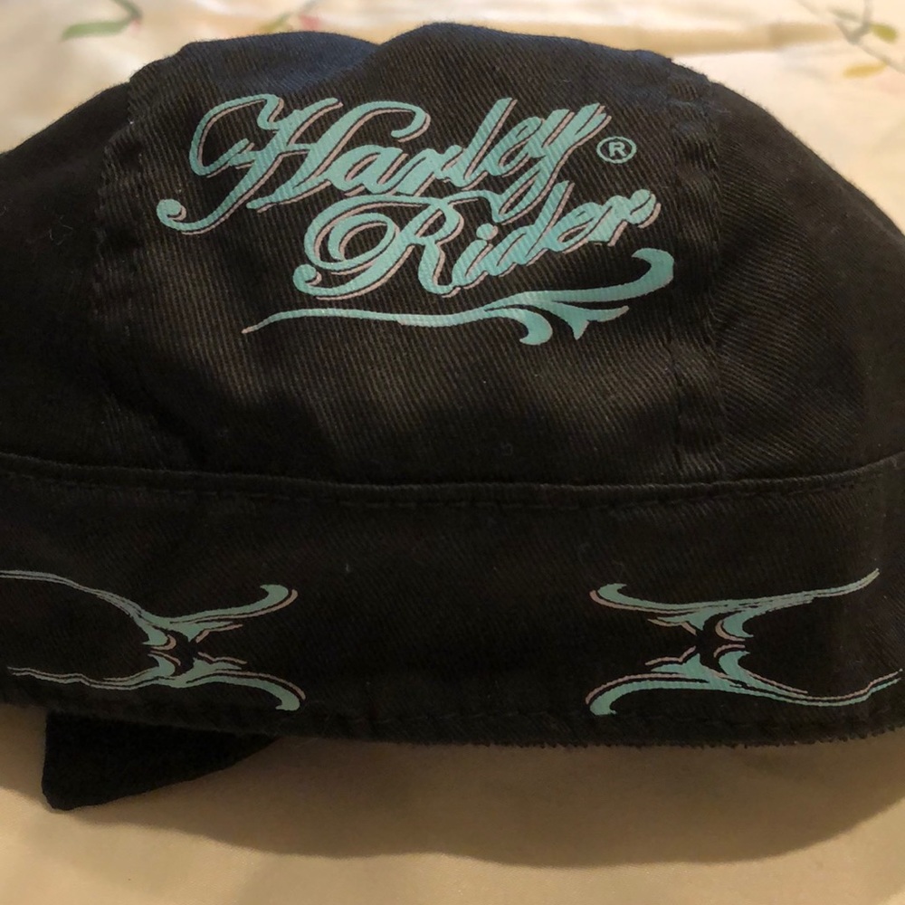 Black cotton doo-rag - HD brand